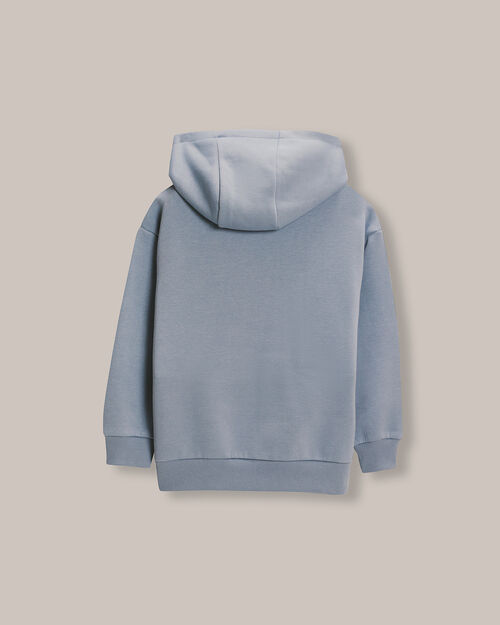 Sudadera Hoodie Básica Azul